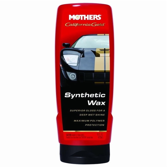 Mothers Car Wax 05716 California Gold; Liquid Synthetic; 16 Ounce Bottle; Without Applicator