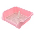 thumbnail image 2 of GROWTH TANK Training Pad Tray Dogs Mesh Toilet Detachable Pink Medium, 2 of 8