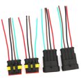 thumbnail image 2 of Car Waterproof Connector, Waterproof Practical Safe Connection Waterproof Electrical Connector Convenient  for Marines for Trucks for Boats for Cars 4P,5P,6P, 2 of 8