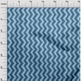 thumbnail image 3 of oneOone Rayon Blue Fabric Chevron Fabric For Sewing Printed Craft Fabric By The Yard 56 Inch Wide, 3 of 5