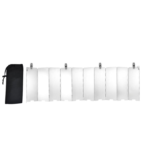 MesaSe 10PCs Warm Heater Plate Winter Outdoor Heating Reflector Folding Heat Focus Reflector for Patio Courtyard
