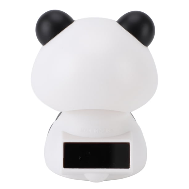 PRETYZOOM Jouets d'animaux dansants solaires pour tableau de bord de voiture, figurines de hibou, tête secouante, petit jouet alimenté par des Bobbleheads pour voiture, bureau, décoration de table