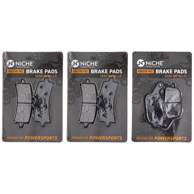 Niche Complete Semi-Metallic Brake Pad Set for Suzuki GSXS1000 Motorcycle MK1002482