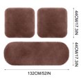 thumbnail image 3 of Clearance,Cooling Car Seat Cushion,3 Sets Car Front Seat Cushion, Soft Warm Faux Rabbit Winter Auto Seat Cover, Plush Vehicle Seat Protector Pad With Non-Slip Backing, Car Accessories, 3 of 3