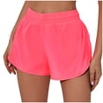 thumbnail image 1 of Yuyuzo Womens Workout Shorts High Waisted Athletic Running Active Sweat Shorts with Zipper Pockets, 1 of 3