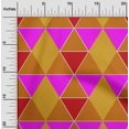 thumbnail image 2 of oneOone Cotton Flex Rust Brown Fabric Geometric Fabric For Sewing Printed Craft Fabric By The Yard 40 Inch Wide, 2 of 4