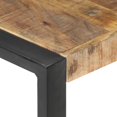 thumbnail image 3 of vidaXL Table Basse 140x140x40 cm Bois de Manguier Brut, 3 of 4