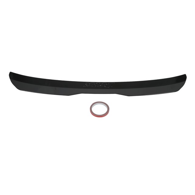 Rear Wing, Universal Anti Scratch Rear Roof Spoiler Colorfast Abrasion Resistant For Car Modification Glossy Black,Carbon Fiber Style