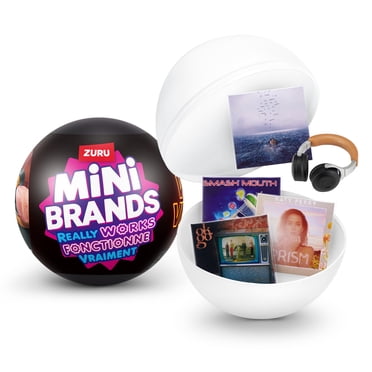 Mini Brands Really Works Vinyl Capsule Series 1 by ZURU – Surprise Unbox Collectible with 4 Playable Vinyl Records & Surprise Accessory for Ages 3+