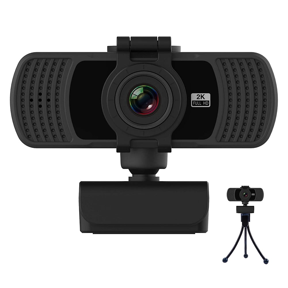 Webcam with Microphone, Webcam 1080P Full HD, USB Webcam with Fixed Focus , Computer, PC, Desktop, for Live Streaming, Video Call, Conference, Online Teaching, Game