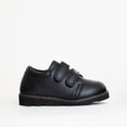 thumbnail image 1 of Comet Black Leather Boys Kids Shoe, 1 of 1
