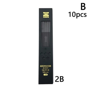 2B HB 20mm Lead Refills for Mechanical Pencils Pack of 10 Ideal for K1Y8