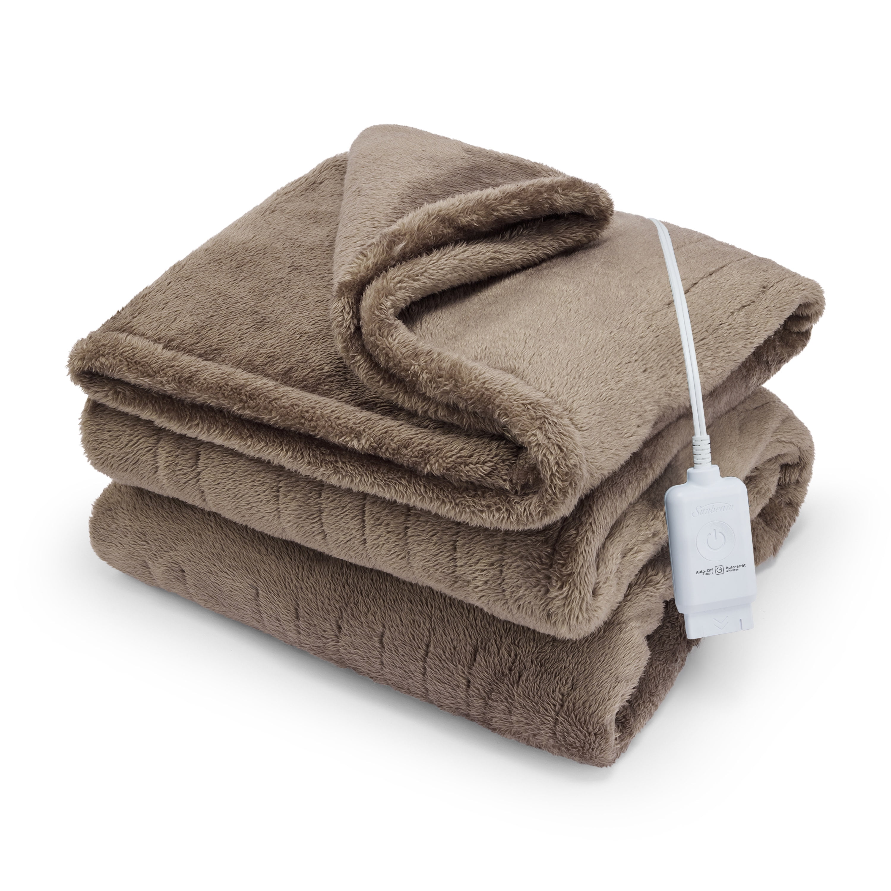 Sunbeam Electric Heated Throw Blanket Arctic Plush Eco 4 Heat