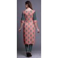 thumbnail image 4 of Bimba Cotton Printed Straight Kurtis For Women Panel Kurta Summer Tunic-Medium, 4 of 6