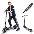 thumbnail image 1 of Welmotive Trottinette pour Enfants de 6 Ans et Plus, Ados et Adultes, Trottinette Légère à Propulsion avec 3 Hauteurs Réglables et Frein Arrière, Grande Roue Trottinette Pliable pour Intérieur et Extérieur., 1 of 8