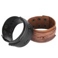 thumbnail image 1 of Casual Jewelry,2Pcs Leather Bracelet HandMade Punk Bracelet Leather Bracelet Precision Engineered, 1 of 14