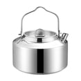thumbnail image 2 of PRETXORVE Outdoor Kettle Excellent Quality Stainless Steel Kettle Large Capacity Portable Camping Can Open Fire Kettle, 2 of 6
