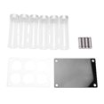 thumbnail image 2 of 6Pcs Transparent Glass Coffee Bean Display Tube Storage Tubes Set, Airtight Sealing, Display Stand, High Borosilicate Glass, DIY Home Decoration, for Shop Displays, 2 of 7