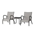 thumbnail image 1 of Chicago Aluminum Bistro Set, Black, 1 of 9