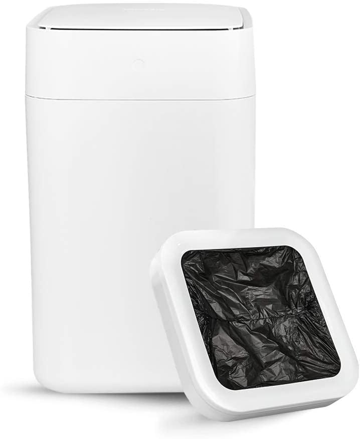 TOWNEW T1 self-sealing automatic trash can with motion sensing (white)