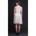 thumbnail image 4 of Bimba Robe Cocktail Florale pour Femme, Smockée, au-Dessus du Genou, Fluide, d'Été, Robe Soleil - X-Grand, 4 of 5