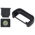 thumbnail image 1 of Camera Eyecup, 3 in 1 Camera Viewfinder Eye Cup Easy Installation with Hot Shoe Cover Level for Camera Accessories, 1 of 7