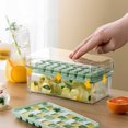 thumbnail image 1 of Ice Cube Tray Quick Release Reusable Large Capacity Non-stick Food Grade Ice-making Flexible Cold Drinks Ice Cube Tray with Shovel Container Set Kitchen Supplies, 1 of 8