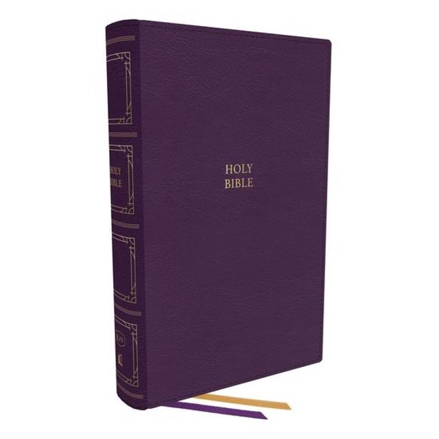 KJV Paragraph-Style Large Print Thinline Bible - Purple