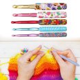 thumbnail image 4 of 5Pcs Aluminium Crochet Hooks Knitting Hooks 6.5mm 7mm 8mm 9mm 10mm, 4 of 8