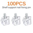 thumbnail image 4 of weekgood 100 Pieces Shelf Support Multipurpose Nail Fixing Pin Furniture Rack Holder Easy Installation Peg Cabinet Wardrobe, 4 of 6