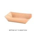 thumbnail image 3 of fastboy Kraft Paper Bag Packaging Carton Snack Box Lightweight Single-use Container Hamburger Donut Bread Bag Food Packing 14.7x9x5cm, 3 of 7