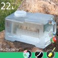 thumbnail image 4 of Almencla Contenants de Stockage d'Eau Potable Réservoir de Stockage d'Eau d'Urgence avec Robinet Eau 22 L, 4 of 8