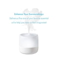 thumbnail image 2 of HoMedics , Diffuseur d'Arômes Ultrasonique / Diffuseur Humidifiant 130 ml avec Lumière à Changement de Couleur / jusqu'à 6 Heures d'Autonomie en Continu, 12 Heures Intermittent R, 2 of 5