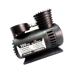 HAMPPLIES Portable Plastic Car Tyre Inflator with Universal Adapter and Pressure Gauge for Cars