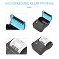 thumbnail image 3 of Bisofice Portable 58mm Receipt Thermal Printer 2 inches Mini Mobile Pocket Printers with 1 Thermal, 3 of 8