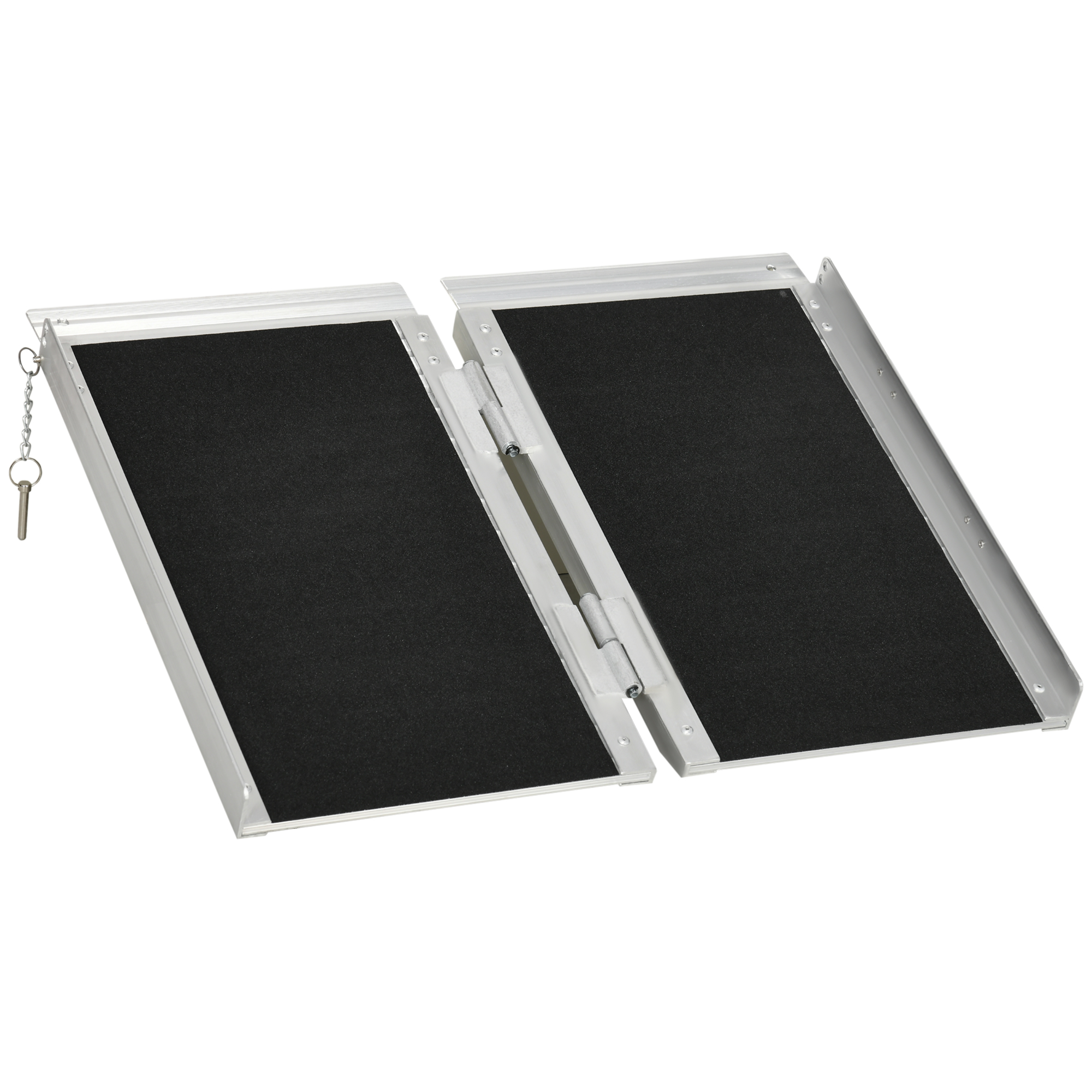 HOMCOM 2ft Wheelchair Ramp Scooter Mobility Non-Skid Layering