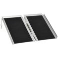 thumbnail image 1 of HOMCOM 2ft Wheelchair Ramp Scooter Mobility Non-Skid Layering, 1 of 10