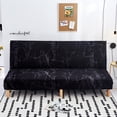thumbnail image 3 of Siruishop Armless Cover Spandex Futon Slipcover Non-slip Sofa Cover (Only Cover), 3 of 8