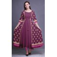 thumbnail image 2 of Bimba Printed Anarkali DressForWomen Long Flared Kurti Chic Style Ethnic Kurta, 2 of 6