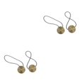 thumbnail image 2 of yingyy 1/2/3/5 2 Pieces Curtain Tieback Round Polyester Replacement Simple Style Household Kitchen Sunshade Drape Fixing Fastener Bronze 2PCS, 2 of 6