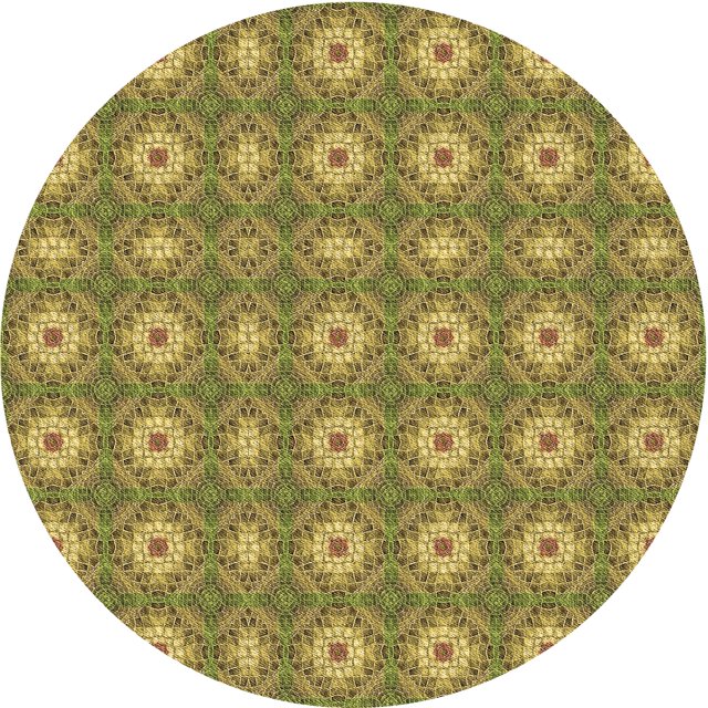 Ahgly Company Tapis d'Intérieur Lavable en Machine Carré Transitionnel Chêne Brun, 3 Pieds Carré