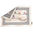 thumbnail image 5 of Vargottam Napperons - Napperon pour Table à Manger, Ensemble de 4 - Serviette en Coton Imprimée et Réversible - Napperons d'Intérieur pour Table de Maison et de Cuisine - Oiseau (Beige), 5 of 5