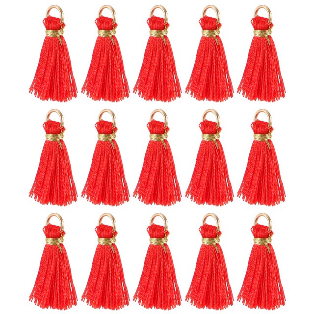 30pcs Tassels Pendants Unique Diy Craft Accessories Keychain Tassel Fan Tassels