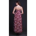 thumbnail image 4 of Bimba Robe Longue d'Été Sans Manches à Imprimé Teinture sur Nœuds Décontractée de Plage à Fleurs pour Femme - Petit, 4 of 6