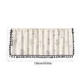 thumbnail image 3 of Valance Curtains For Kitchen - Window Light Blocking Short Rod Pocket Curtain Panels For Small Window Bathroom Basement, 3 of 9