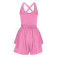 thumbnail image 3 of Kaemgyyd Womens Workout Rompers Stretchy Sleeveless Athletic Running One-Piece Outfit Fashion Drawstring Halter Gym Yoga Jumpsuits, 3 of 5
