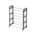 thumbnail image 2 of Todaioua 4-Tier Shoe Rack, Shoe Storage Shelf Organizer, Durable Plastic Structure Free Standing Shoe Rack for Closet Entryway Doorway Hallway Bedroom, 2 of 9