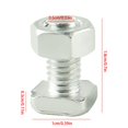thumbnail image 3 of Ensemble de 50 Écrous et Boulons en Aluminium pour Serre, pour la Réparation de Bâtiments, 3 of 8