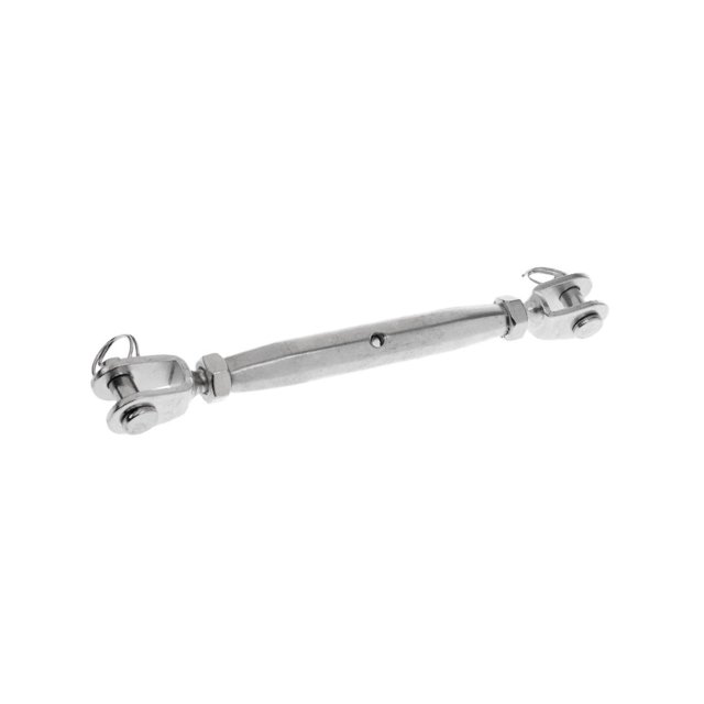 Thinsony Marine 304 Acier Inoxydable Mâchoire / Mâchoire Fermé Corps Tourbillon Rigging Vis Élastique et Argent 8mm 1Set