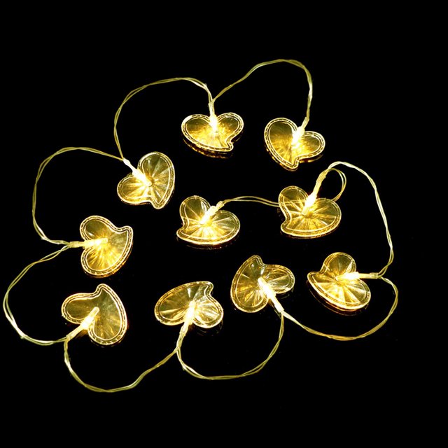 TIMIFIS Valentine Day Decor 65 In 10 LEDs Heart Lights String Lights Battery Operated with Remote Valentines Decorations for The Home Kids Bedroom Christmas Mother's Day(Red White) Gifts
